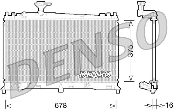 Denso Radiator DRM44027 - image 2