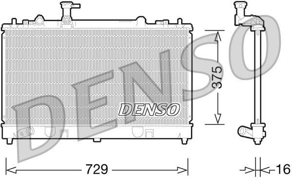 Denso Radiator DRM44028 - image 2