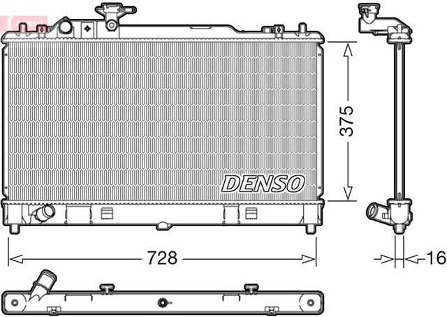 Denso Radiator DRM44033 - image 2