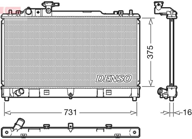 Denso Radiator DRM44036 - image 2