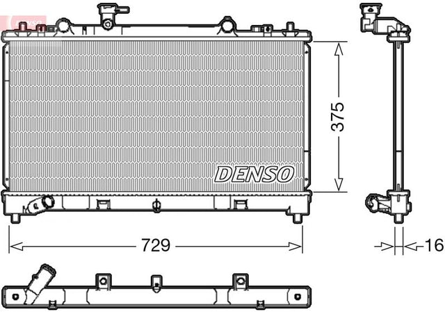 Denso Radiator DRM44038 - image 2