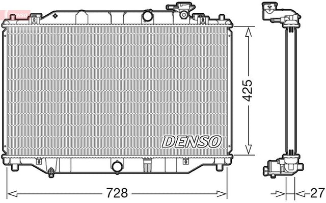Denso Radiator DRM44040 - image 2