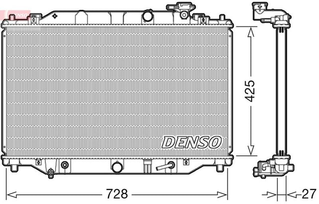 Denso Radiator DRM44041 - image 2