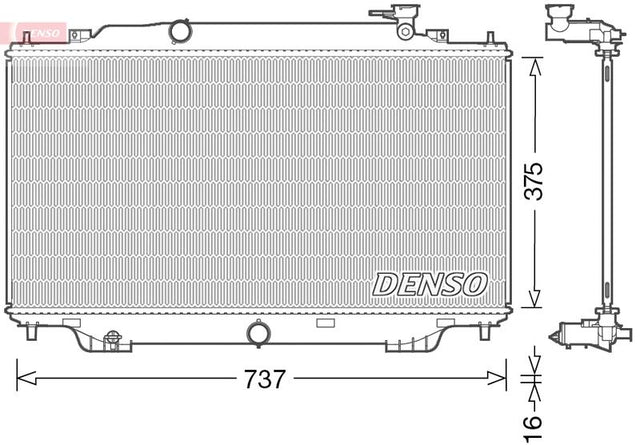 Denso Radiator DRM44042 - image 2