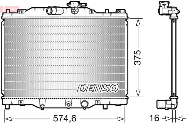 Denso Radiator DRM44043 - image 2