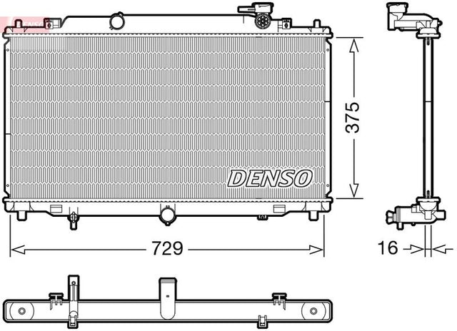 Denso Radiator DRM44048 - image 2