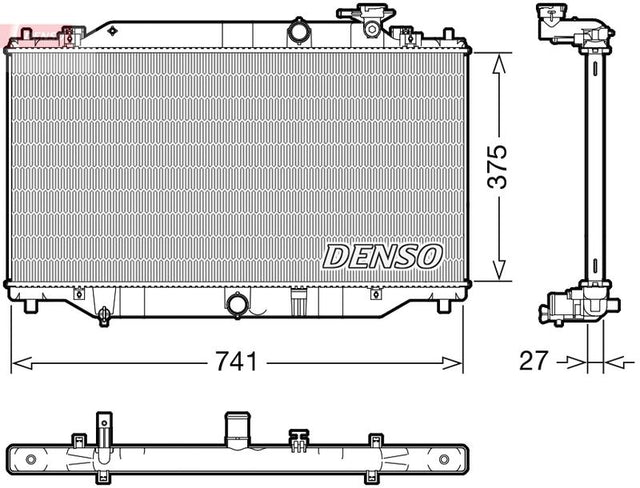 Denso Radiator DRM44049 - image 2