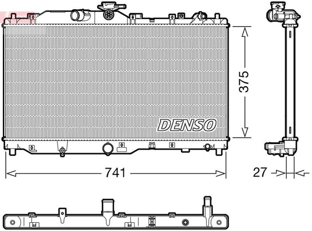 Denso Radiator DRM44050 - image 2