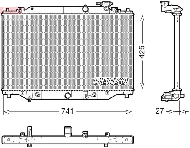 Denso Radiator DRM44051 - image 2