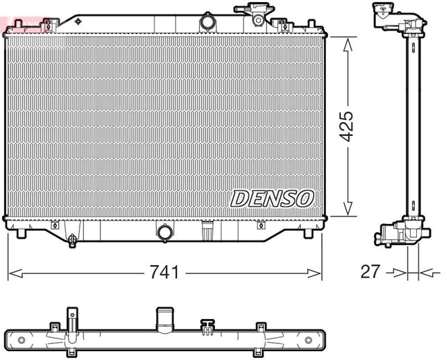 Denso Radiator DRM44052 - image 2