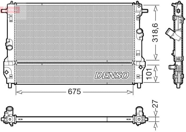 Denso Radiator DRM44055 - image 2
