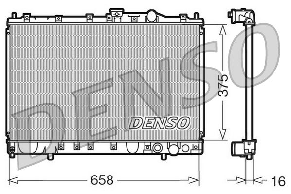 Denso Radiator DRM45002 - image 2