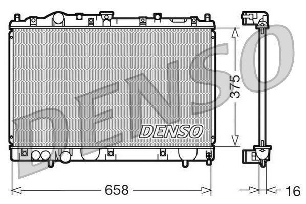 Denso Radiator DRM45004 - image 2