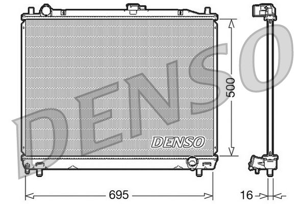 Denso Radiator DRM45008 - image 2