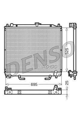 Denso Radiator DRM45015 - image 2