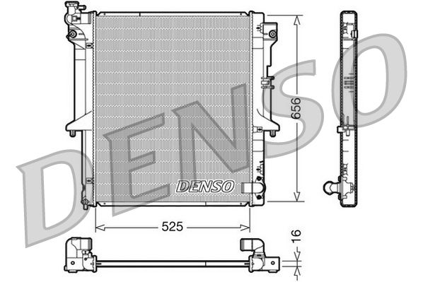 Denso Radiator DRM45017 - image 2