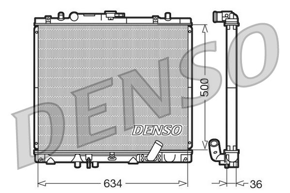 Denso Radiator DRM45020 - image 2
