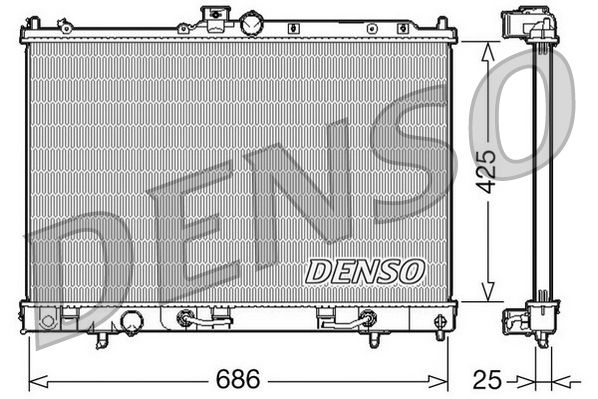 Denso Radiator DRM45027 - image 2
