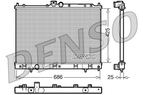 Denso Radiator DRM45028 - image 2