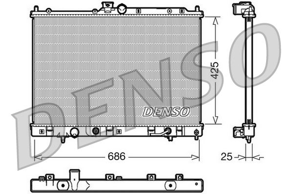 Denso Radiator DRM45030 - image 2