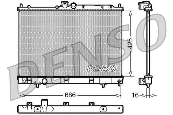 Denso Radiator DRM45031 - image 2