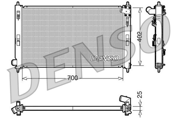 Denso Radiator DRM45032 - image 2