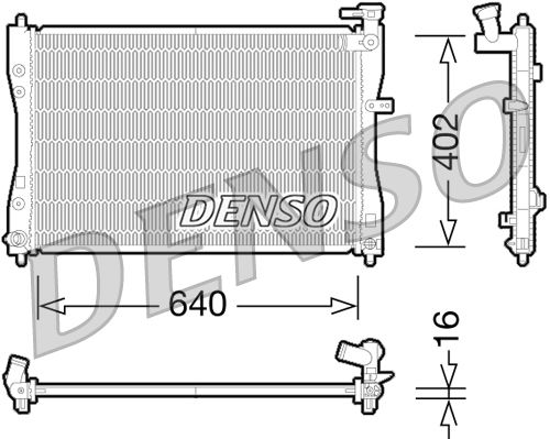 Denso Radiator DRM45033 - image 2