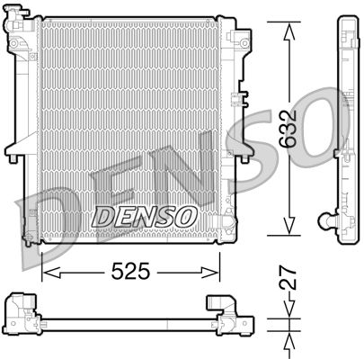 Denso Radiator DRM45034 - image 2