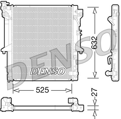 Denso Radiator DRM45035 - image 2