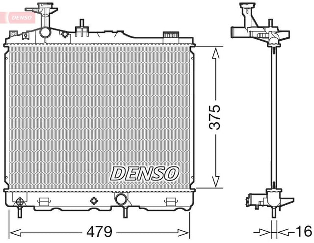 Denso Radiator DRM45039 - image 2
