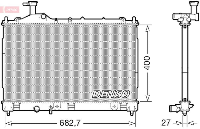 Denso Radiator DRM45042 - image 2
