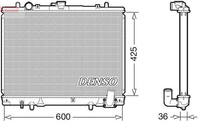 Denso Radiator DRM45049 - image 2