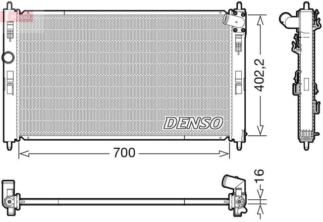 Denso Radiator DRM45050 - image 2