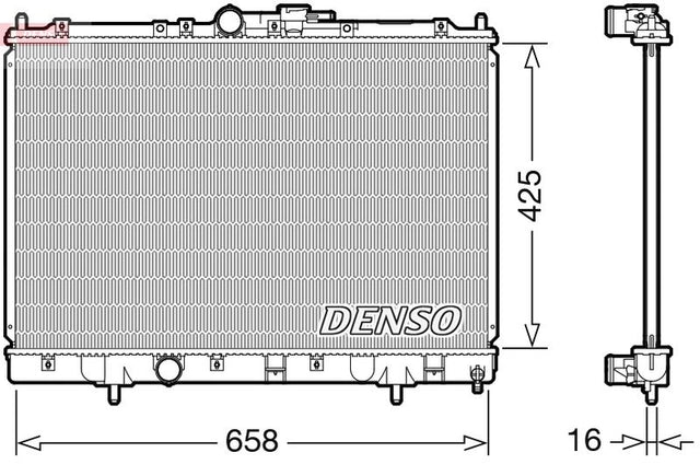 Denso Radiator DRM45051 - image 2