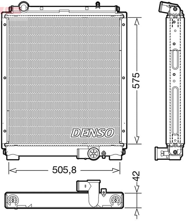 Denso Radiator DRM45052 - image 2