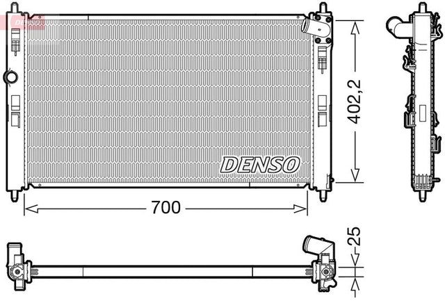 Denso Radiator DRM45053 - image 2