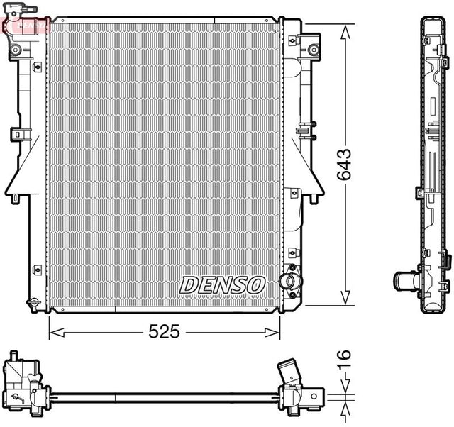 Denso Radiator DRM45054 - image 2