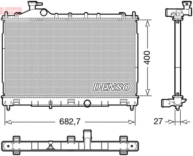 Denso Radiator DRM45058 - image 2