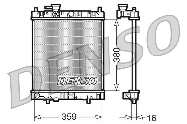 Denso Radiator DRM46001 - image 2