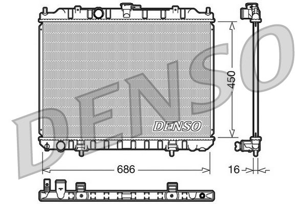 Denso Radiator DRM46004 - image 2
