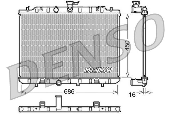 Denso Radiator DRM46006 - image 2