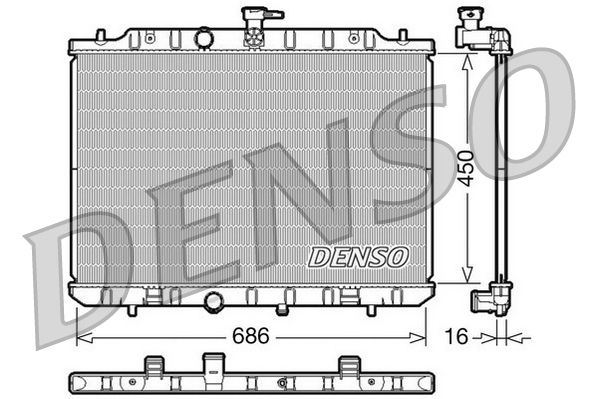Denso Radiator DRM46009 - image 2