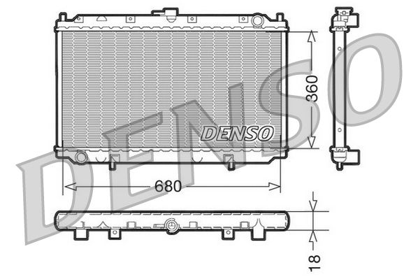 Denso Radiator DRM46011 - image 2