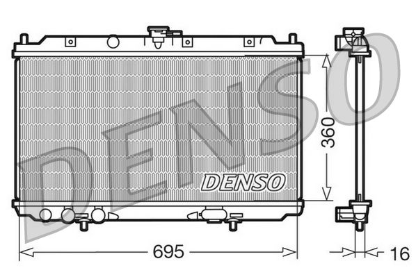 Denso Radiator DRM46012 - image 2