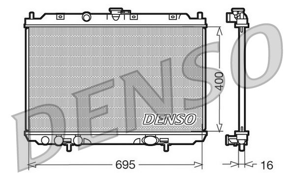 Denso Radiator DRM46013 - image 2