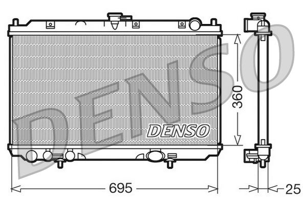 Denso Radiator DRM46014 - image 2