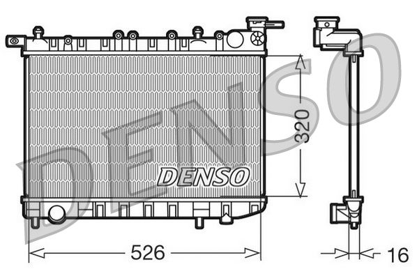 Denso Radiator DRM46015 - image 2