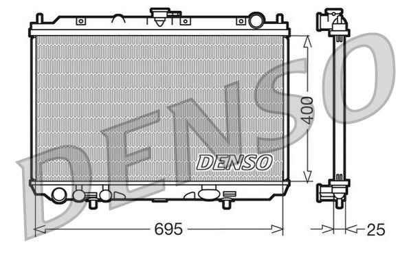 Denso Radiator DRM46016 - image 2