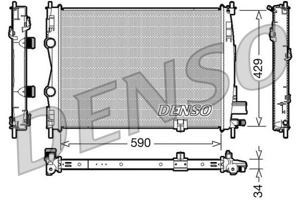 Denso Radiator DRM46018 - image 2