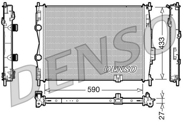 Denso Radiator DRM46019 - image 2